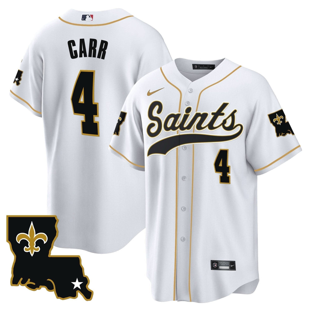 Saints 1987 Legacy Cool Base Jersey - All Stitched - image 12