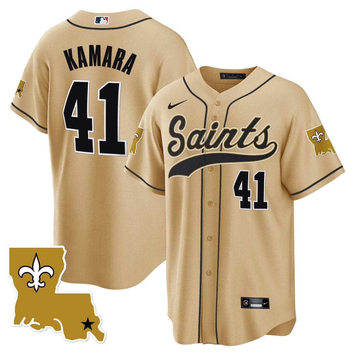 Saints 1987 Legacy Cool Base Jersey - All Stitched - image 26