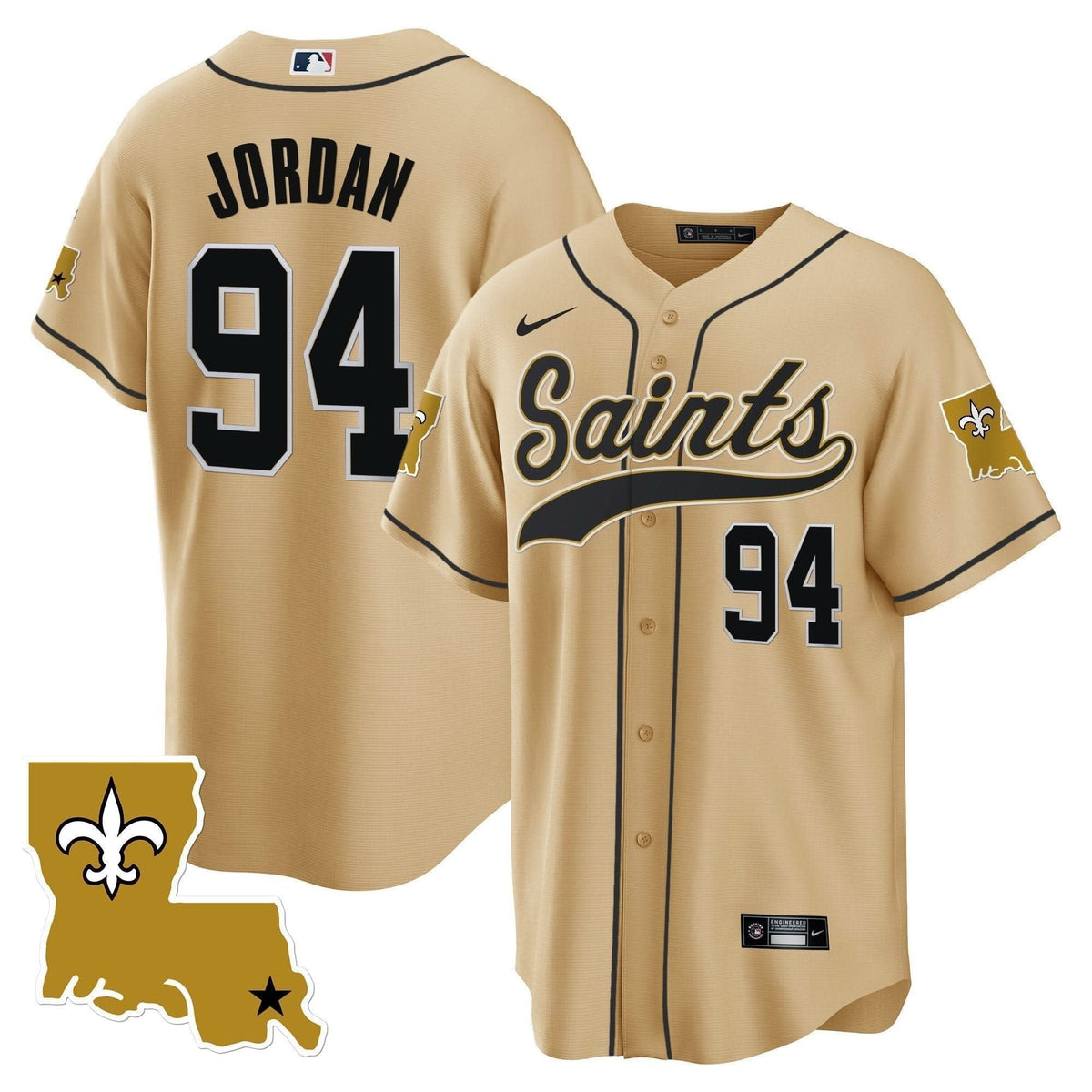Saints 1987 Legacy Cool Base Jersey - All Stitched - image 27