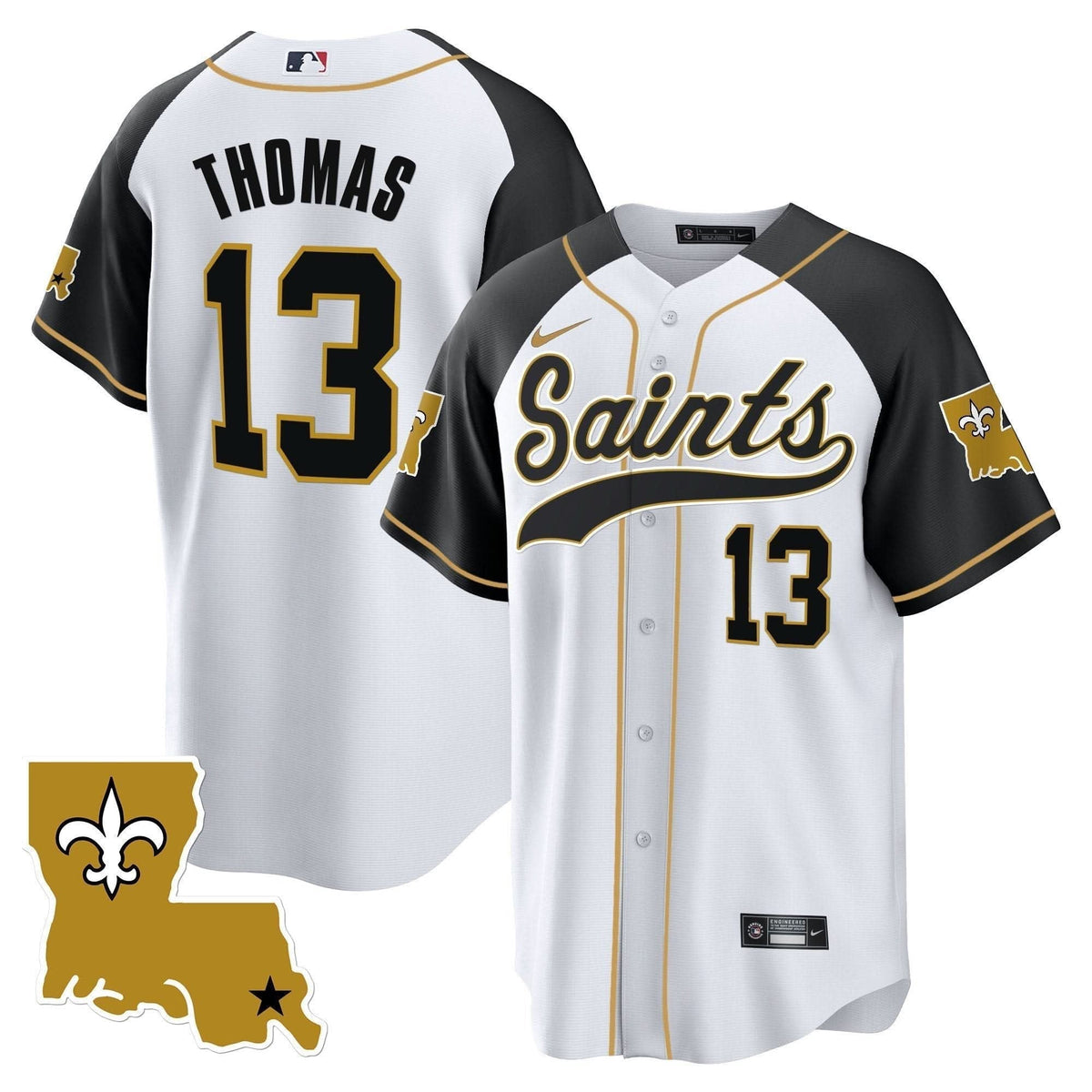 Saints 1987 Legacy Cool Base Jersey - All Stitched - image 39