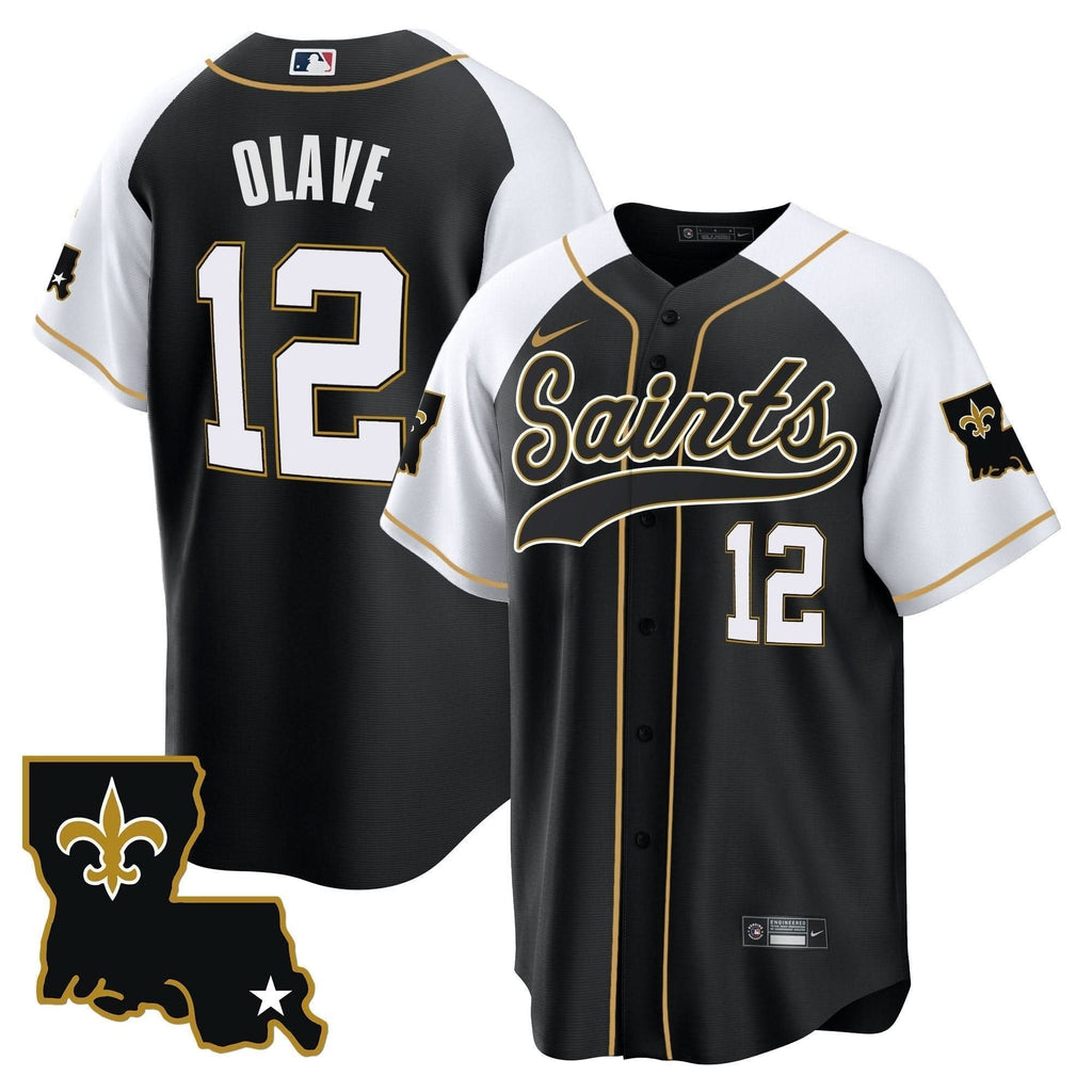 Saints 1987 Legacy Cool Base Jersey - All Stitched - image 1