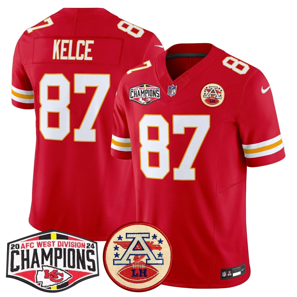 Chiefs 2024 AFC West Division Champions Patch Vapor Limited Jersey - All Stitched - image 42