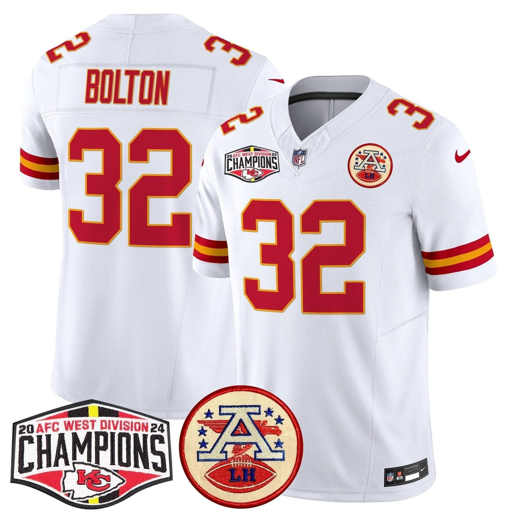 Chiefs 2024 AFC West Division Champions Patch Vapor Limited Jersey - All Stitched - image 54