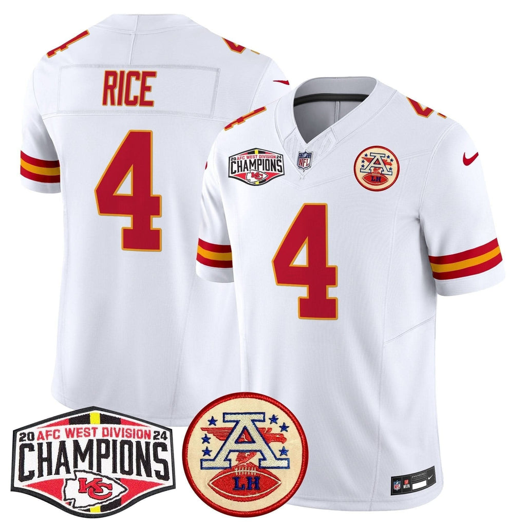 Chiefs 2024 AFC West Division Champions Patch Vapor Limited Jersey - All Stitched - image 55