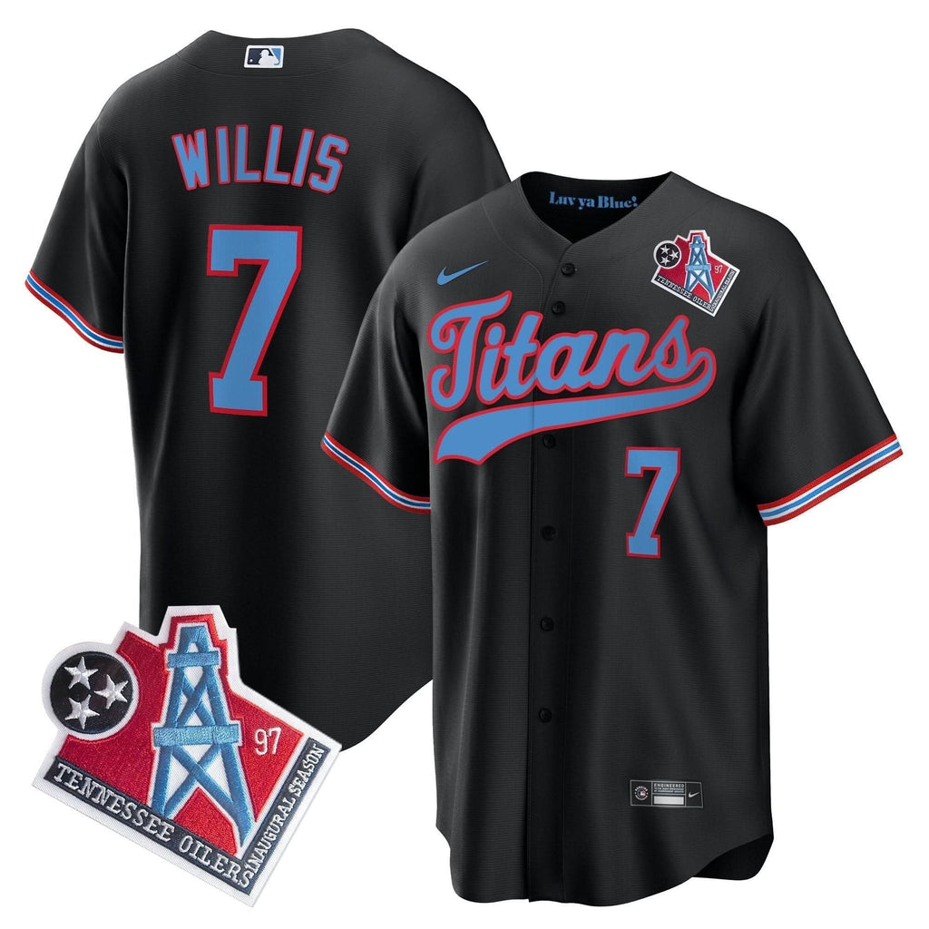 Titans 1997 Throwback Limited Cool Base Jersey - All Stitched - image 37