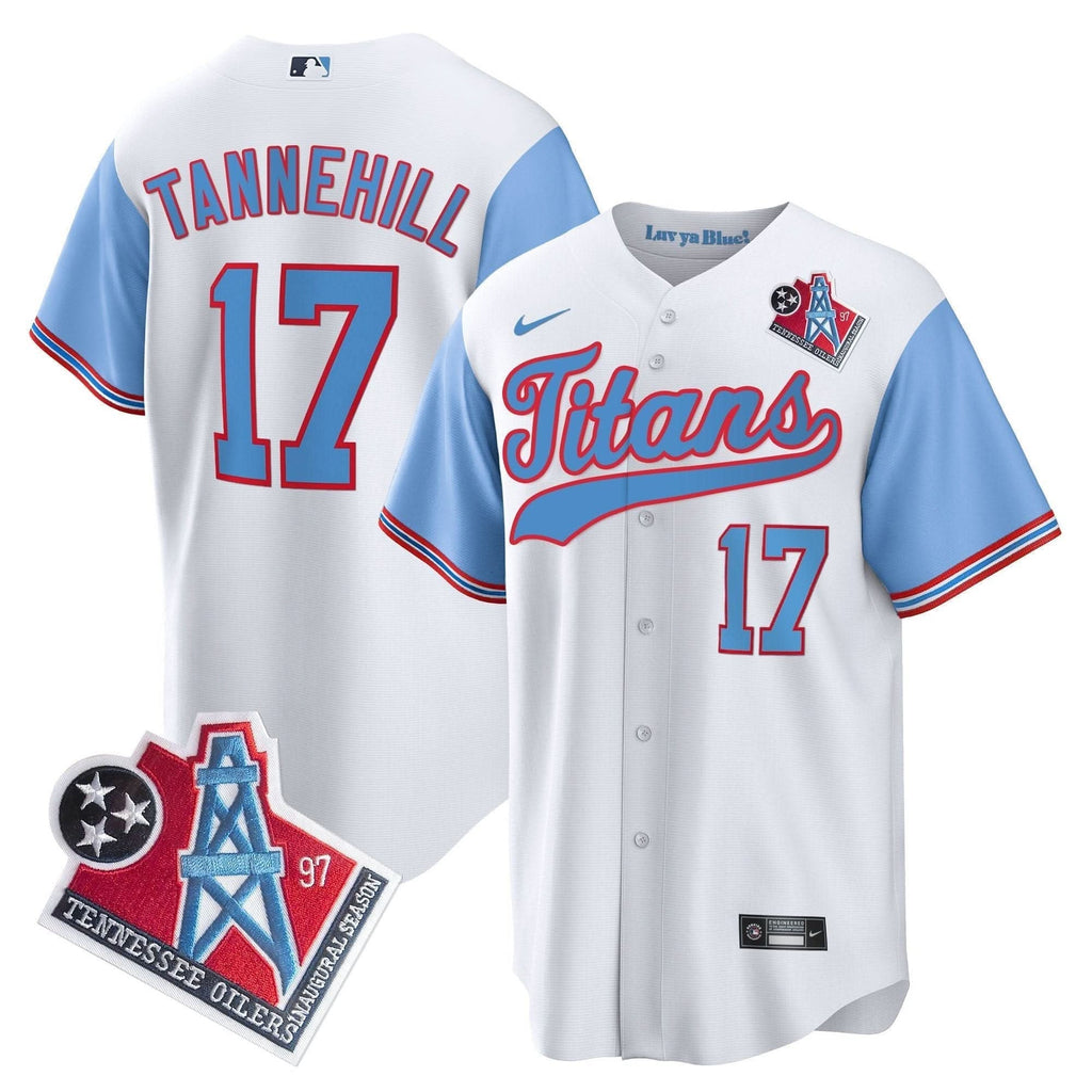 Titans 1997 Throwback Limited Cool Base Jersey - All Stitched - image 42
