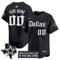Dallas Cowboys 'Gothic Lone Star Edition' Vapor Baseball Custom Jersey - All Stitched - image 1