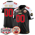 Chiefs 2024 AFC West Division Champions Patch Vapor Limited Custom Jersey - All Stitched - image 1