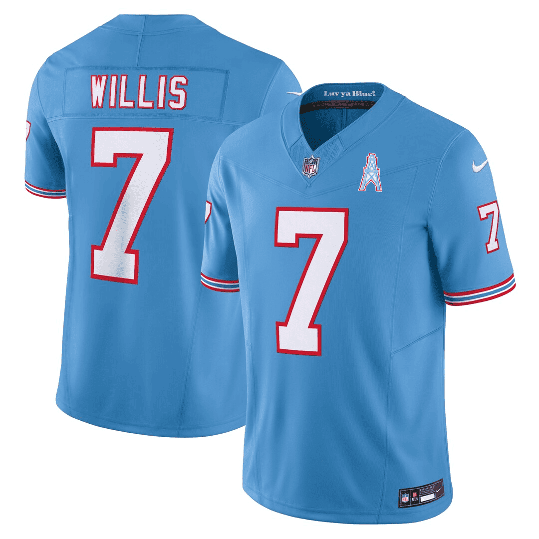 Tennessee Titans Throwback Jersey - All Stitched - image 5
