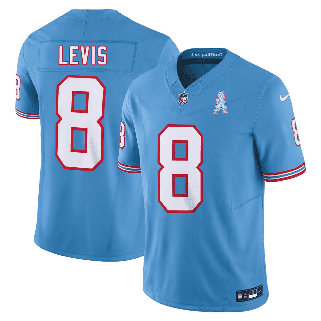 Tennessee Titans Throwback Jersey - All Stitched - image 6
