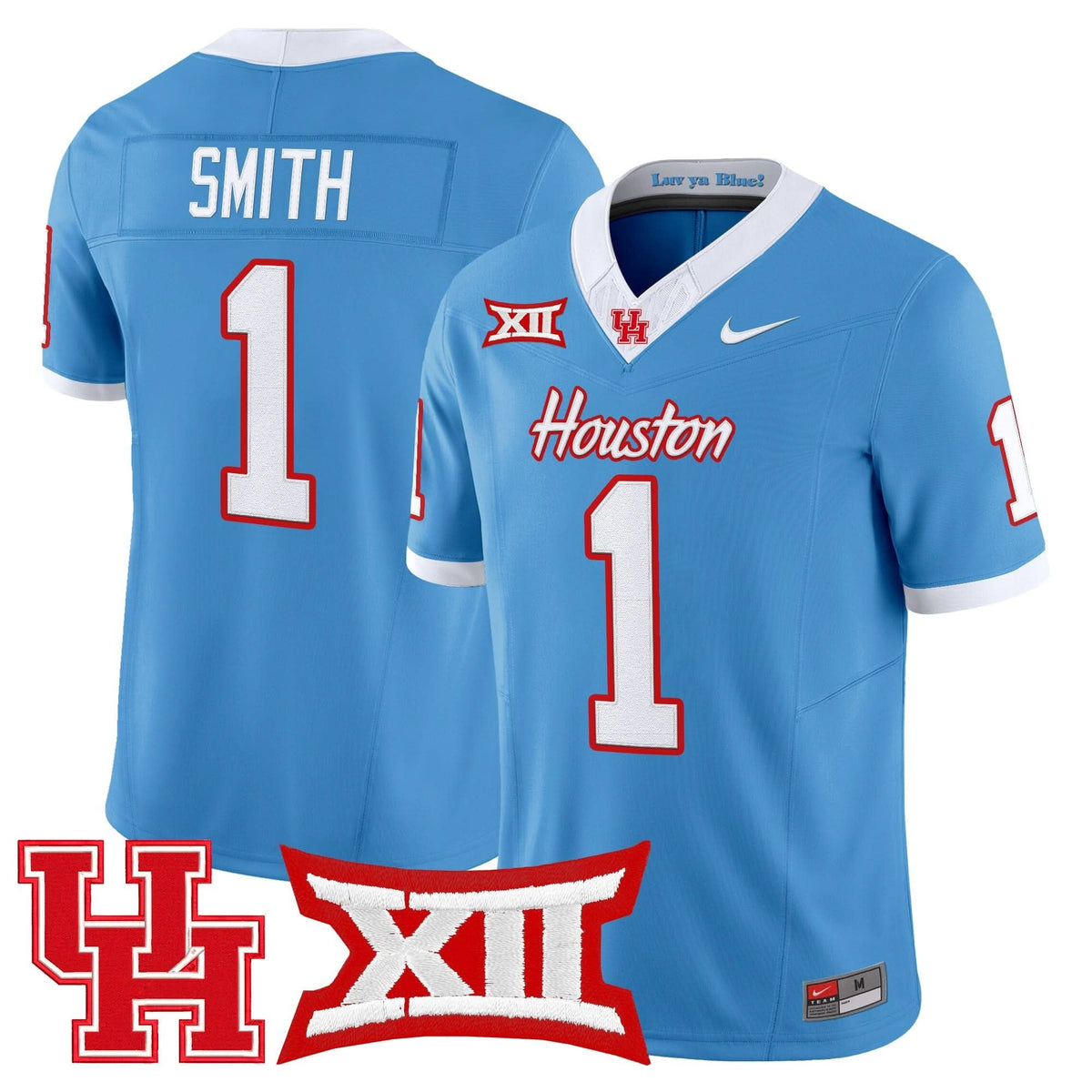 Houston Cougars 2025 Vapor Limited Jersey - All Stitched - image 3
