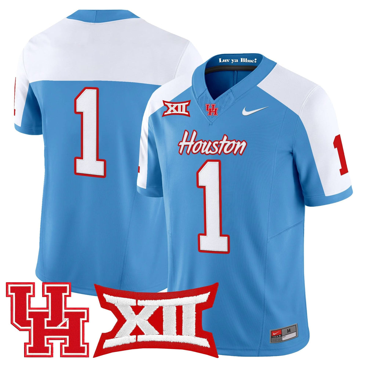 Houston Cougars 2025 Vapor Limited Jersey - All Stitched - image 40