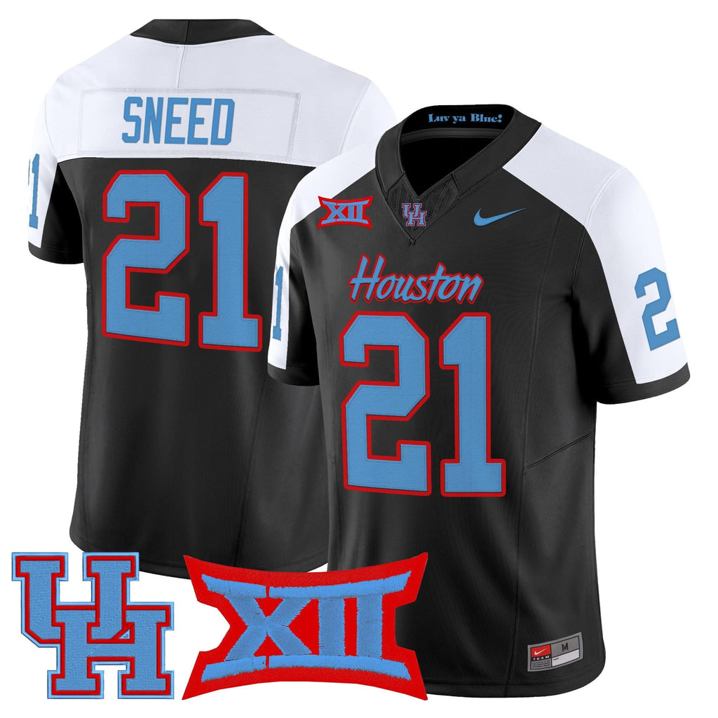 Houston Cougars 2025 Vapor Limited Jersey - All Stitched - image 47