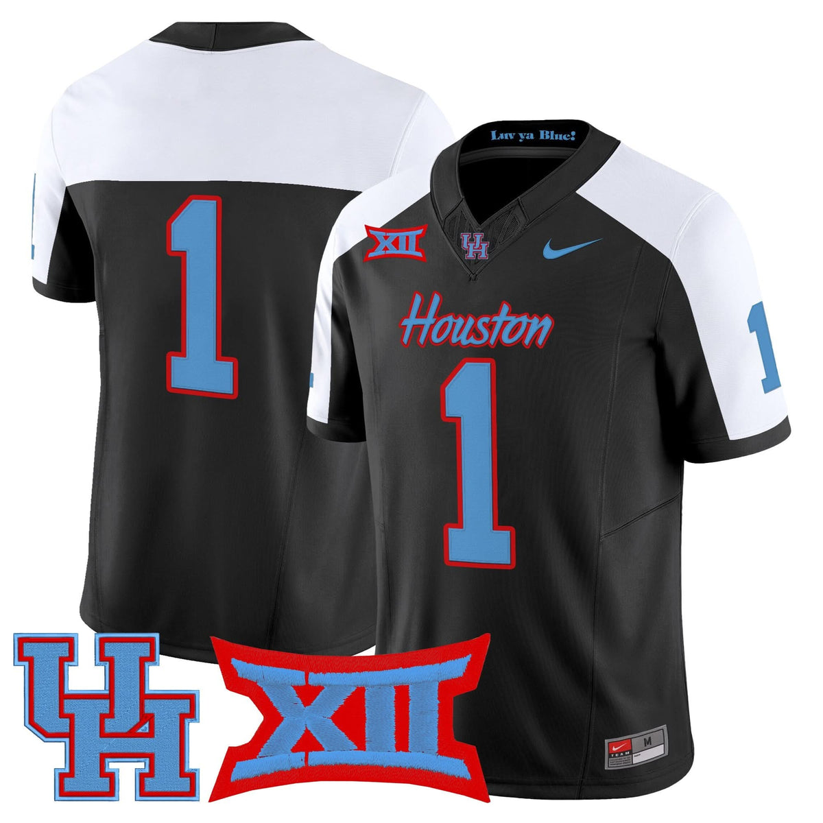 Houston Cougars 2025 Vapor Limited Jersey - All Stitched - image 50