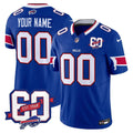 Bills 60th Anniversary Patch Vapor Limited Custom Jersey - All Stitched - image 1