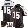 Joe Flacco Browns Vapor Jersey - All Stitched - image 1