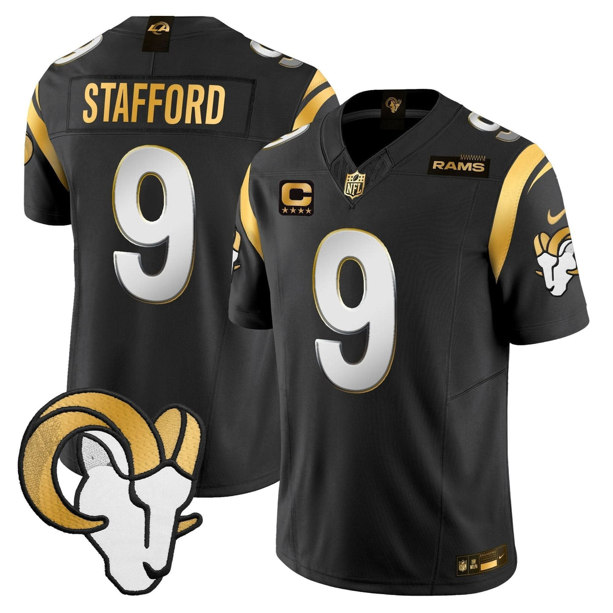 Los Angeles Rams 2024 Gold Vapor Limited Jersey - All Stitched - image 21