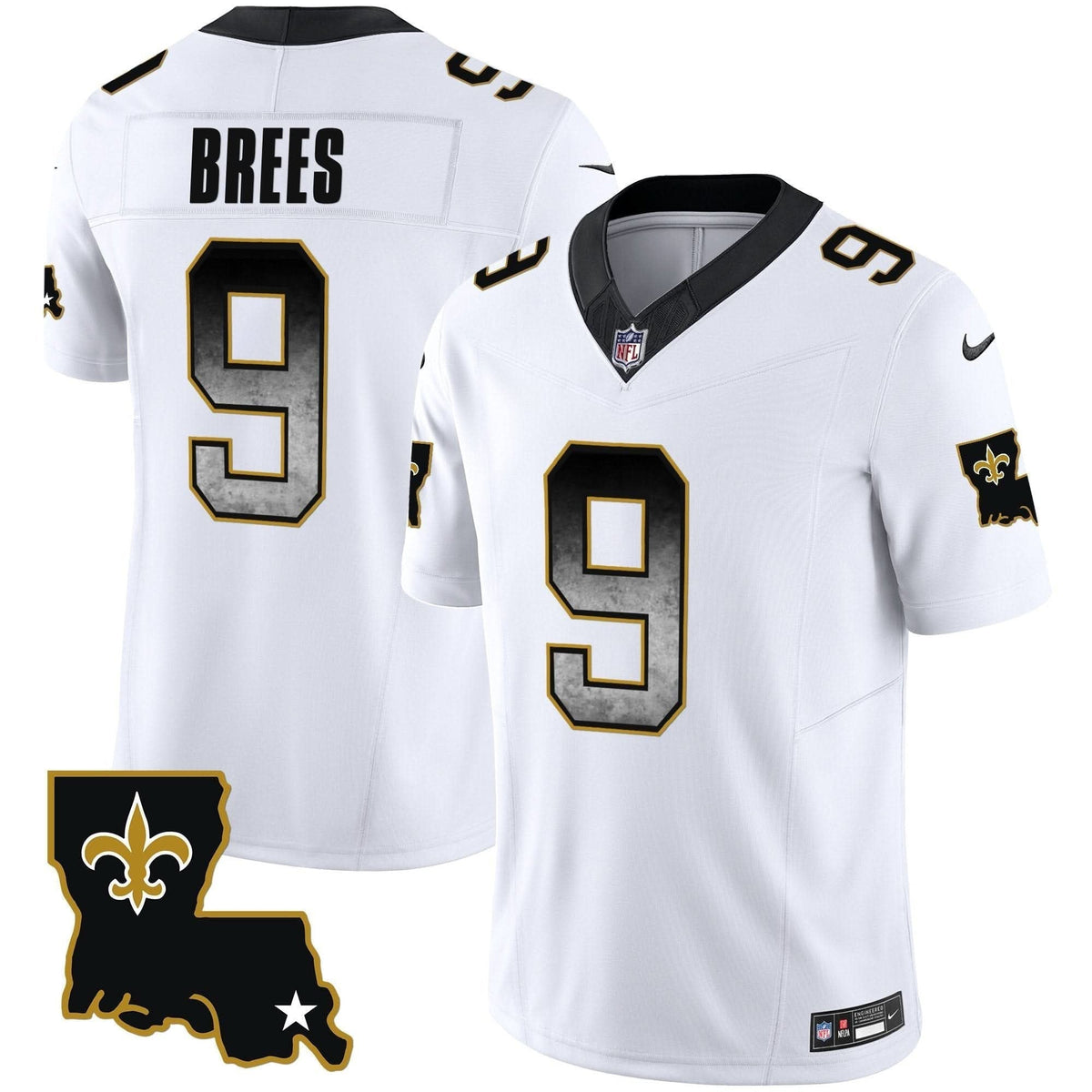 Saints 1987 Legacy Arch Smoke Jersey - All Stitched - image 14