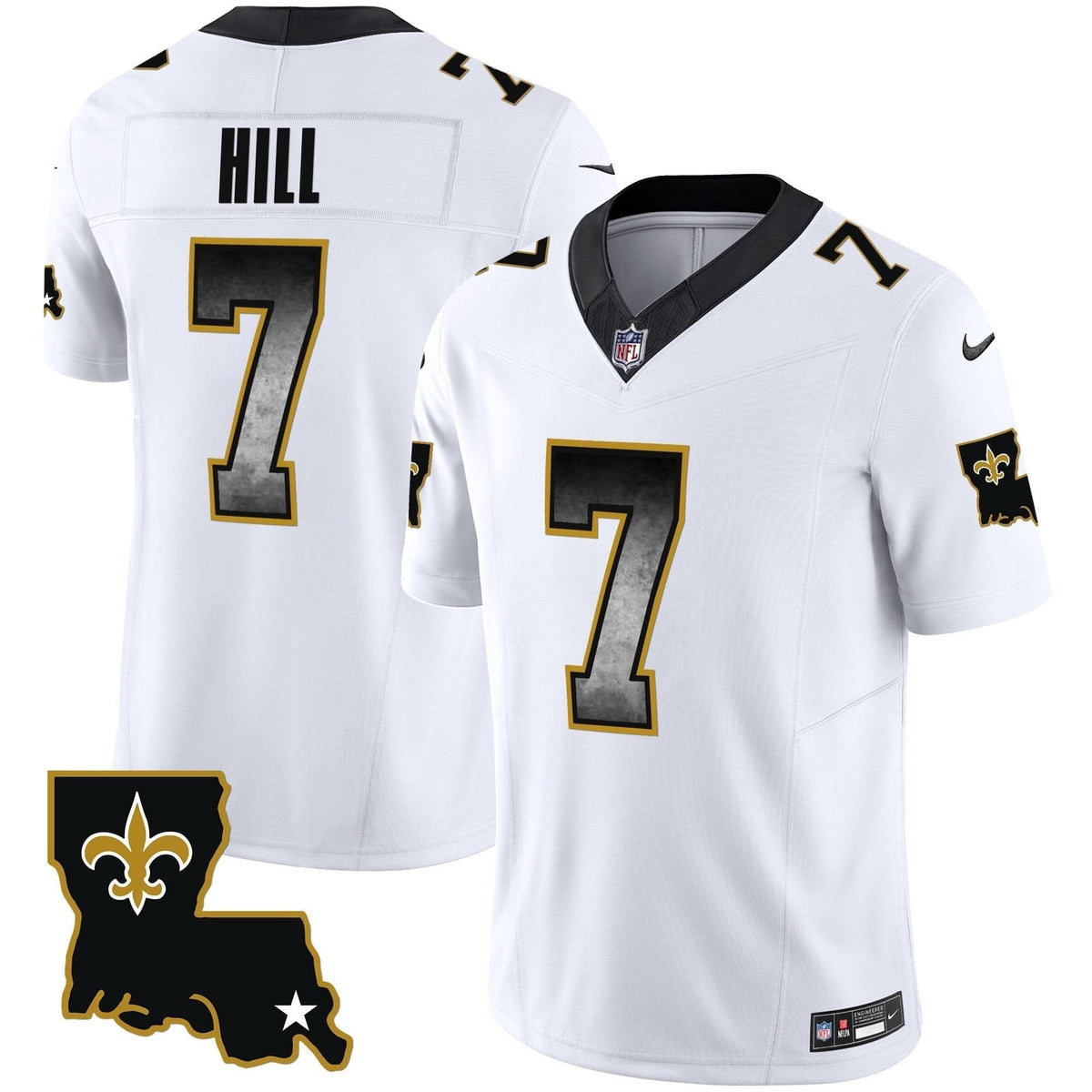 Saints 1987 Legacy Arch Smoke Jersey - All Stitched - image 17