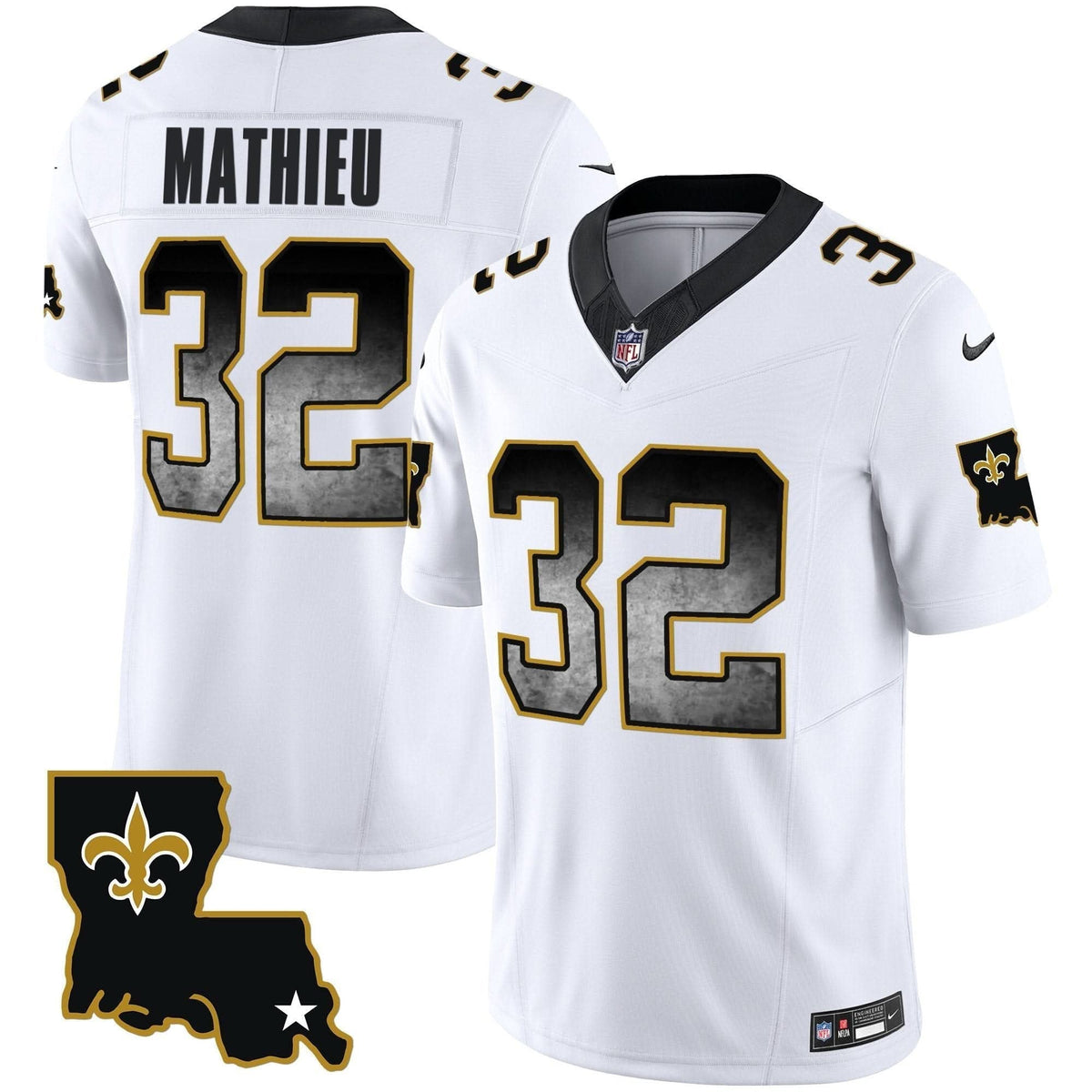 Saints 1987 Legacy Arch Smoke Jersey - All Stitched - image 18