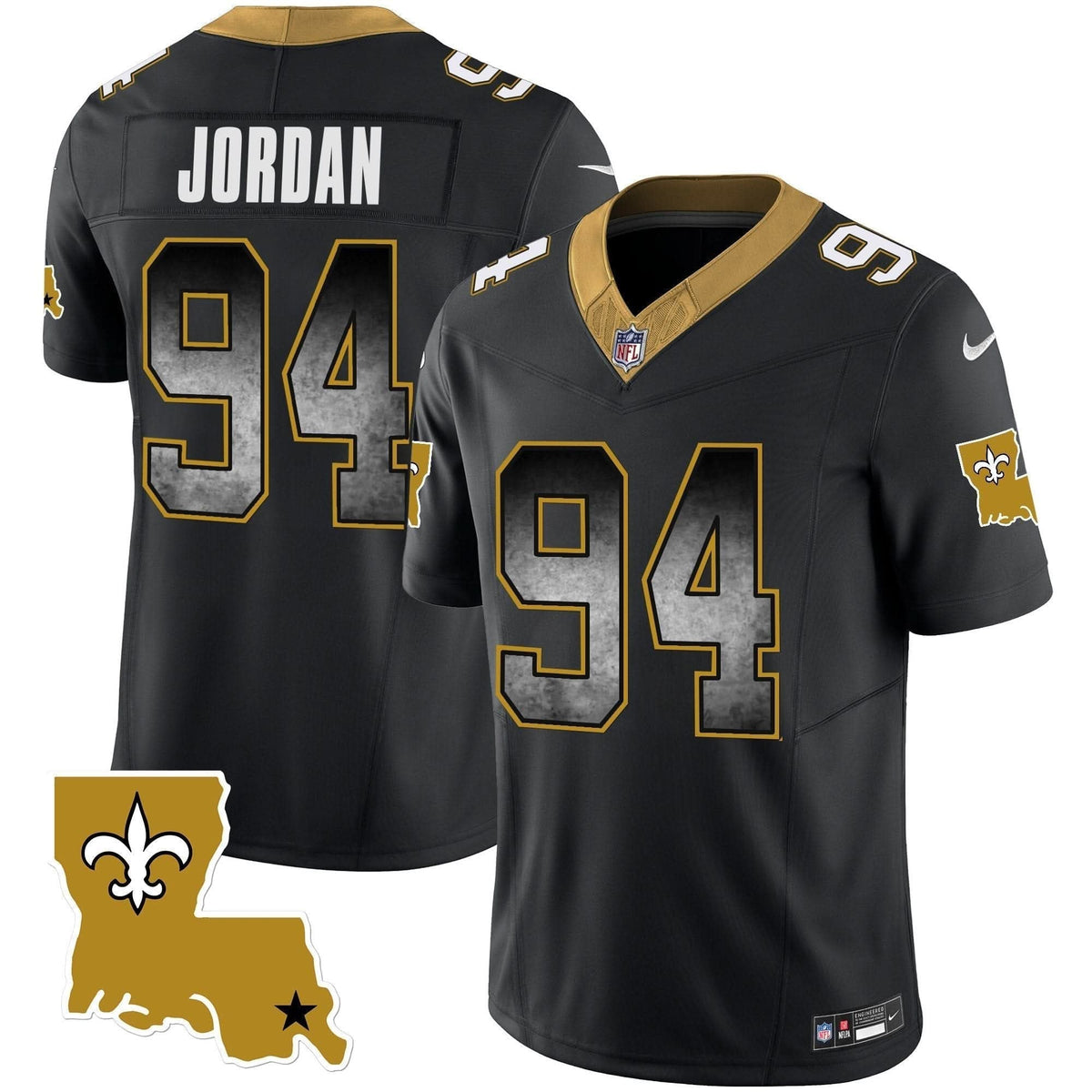 Saints 1987 Legacy Arch Smoke Jersey - All Stitched - image 21