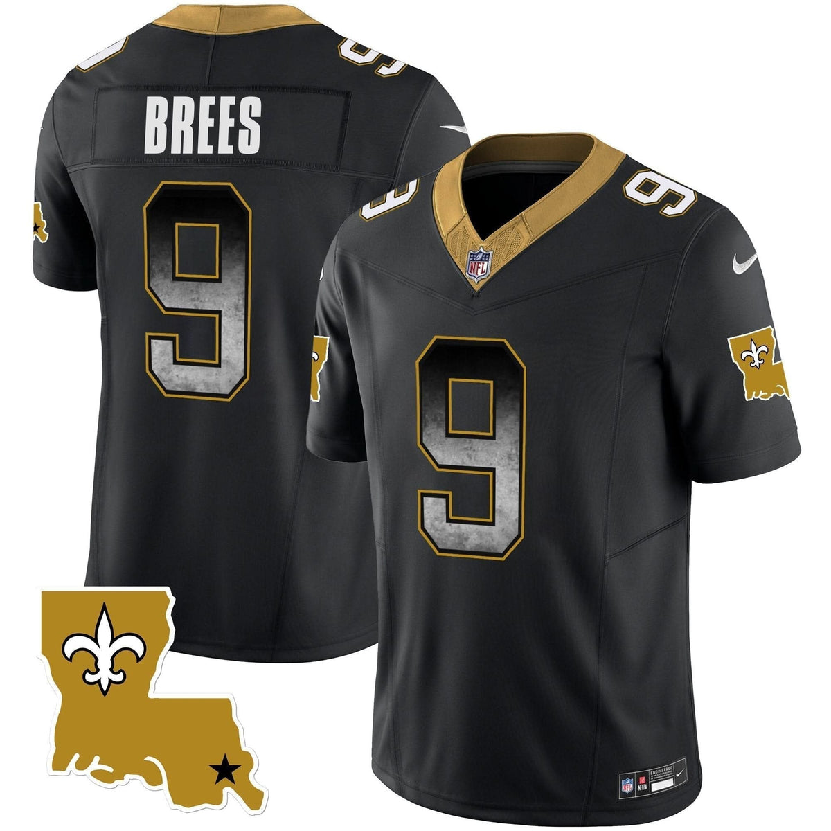 Saints 1987 Legacy Arch Smoke Jersey - All Stitched - image 23