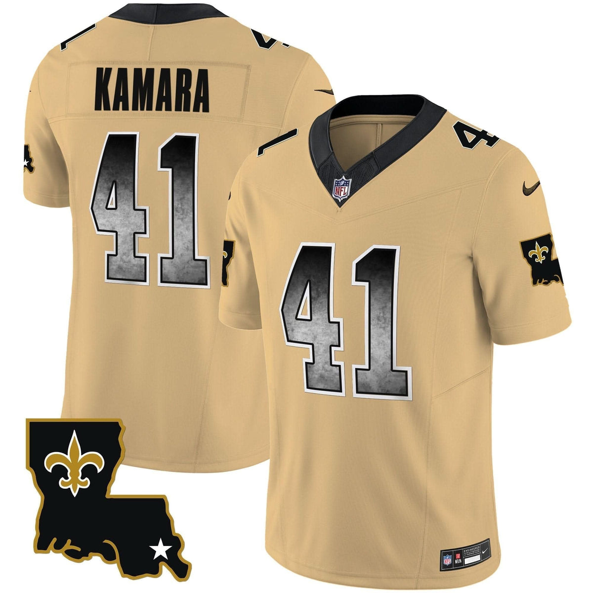 Saints 1987 Legacy Arch Smoke Jersey - All Stitched - image 29