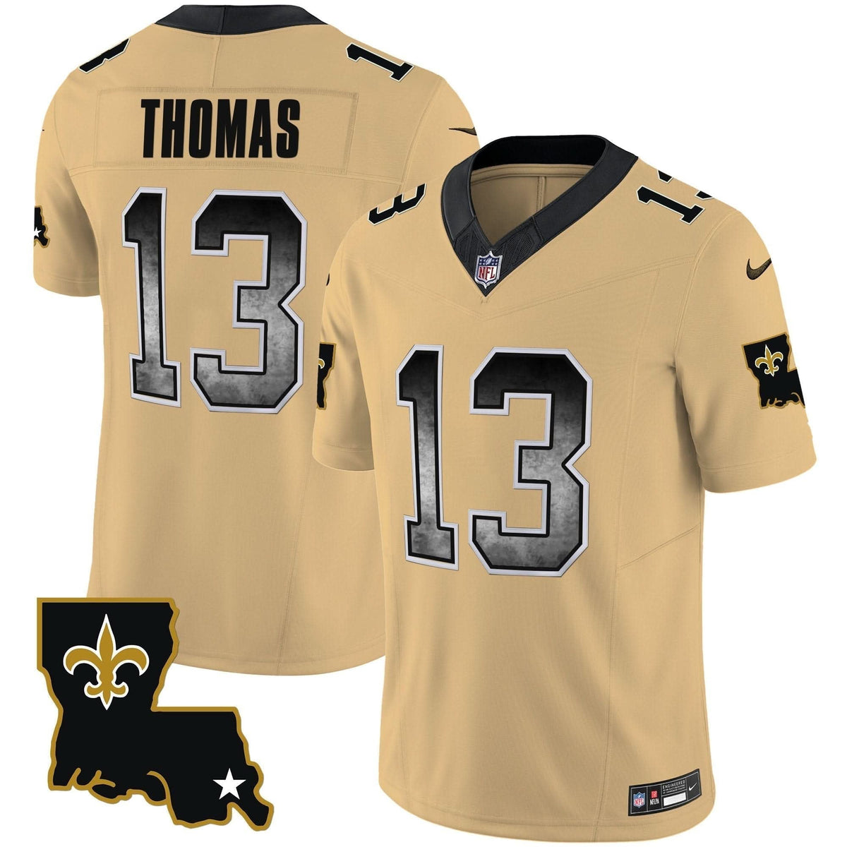 Saints 1987 Legacy Arch Smoke Jersey - All Stitched - image 34