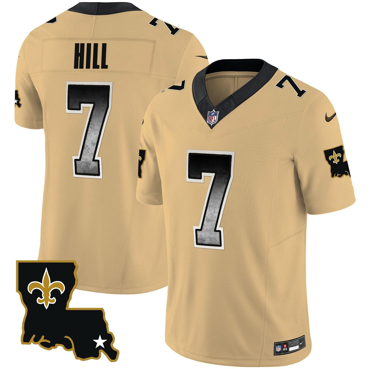 Saints 1987 Legacy Arch Smoke Jersey - All Stitched - image 35
