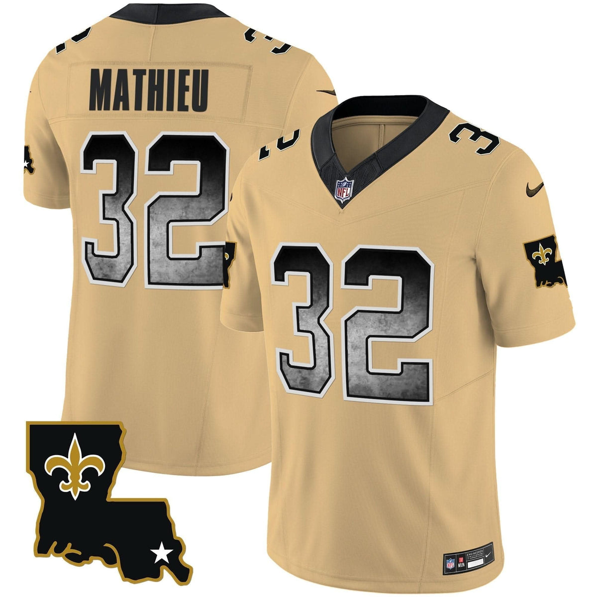 Saints 1987 Legacy Arch Smoke Jersey - All Stitched - image 36