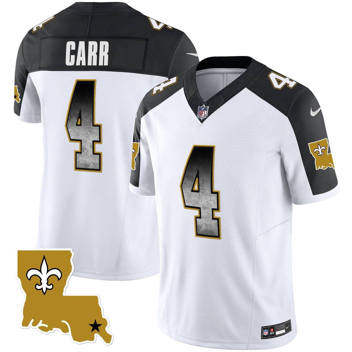 Saints 1987 Legacy Arch Smoke Jersey - All Stitched - image 40