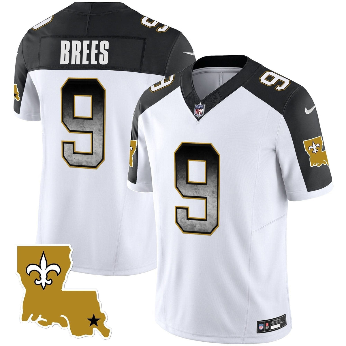 Saints 1987 Legacy Arch Smoke Jersey - All Stitched - image 41