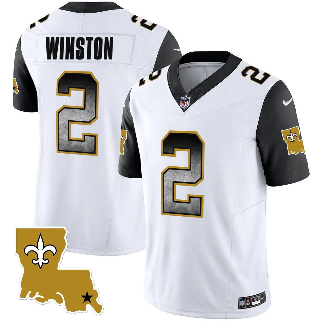 Saints 1987 Legacy Arch Smoke Jersey - All Stitched - image 51