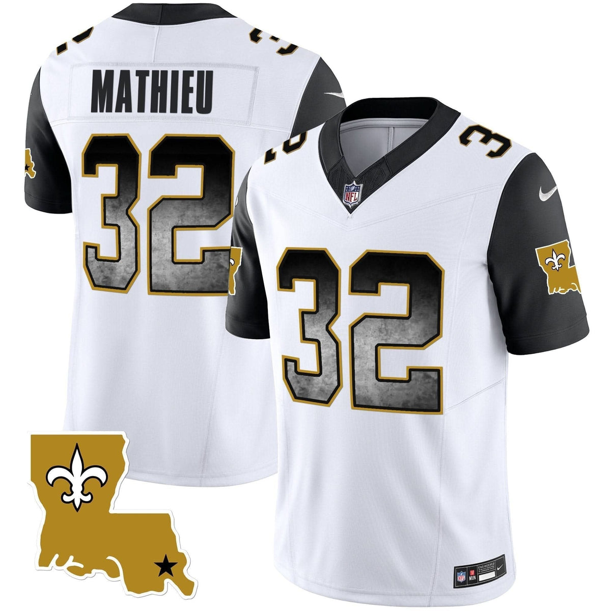 Saints 1987 Legacy Arch Smoke Jersey - All Stitched - image 54