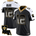 Saints 1987 Legacy Arch Smoke Jersey - All Stitched - image 1