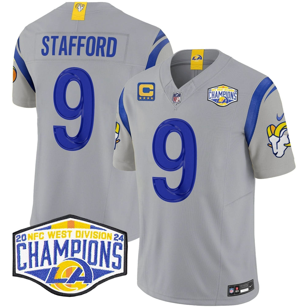 Los Angeles Rams 2024 NFC West Division Champions Vapor Limited Jersey - All Stitched - image 33