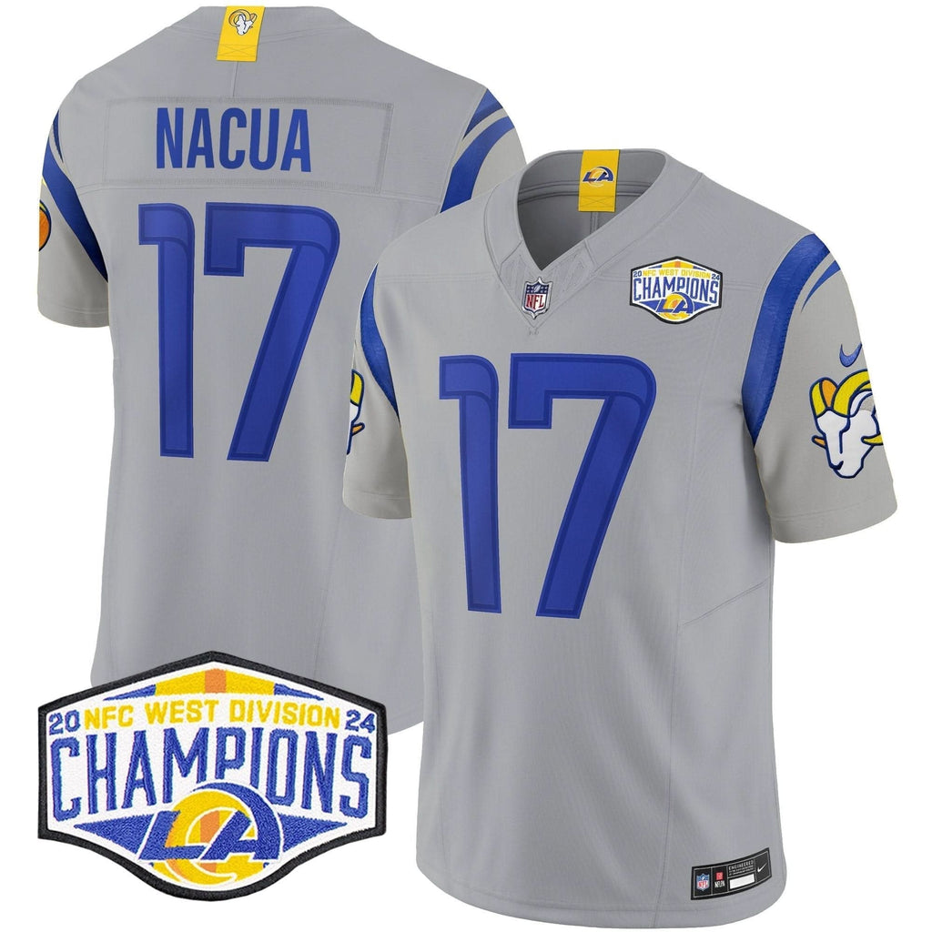 Los Angeles Rams 2024 NFC West Division Champions Vapor Limited Jersey - All Stitched - image 35