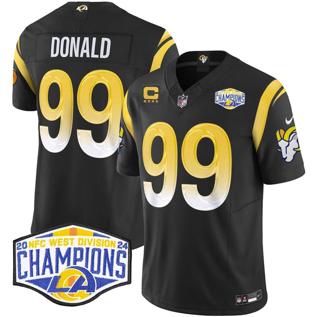 Los Angeles Rams 2024 NFC West Division Champions Vapor Limited Jersey - All Stitched - image 37