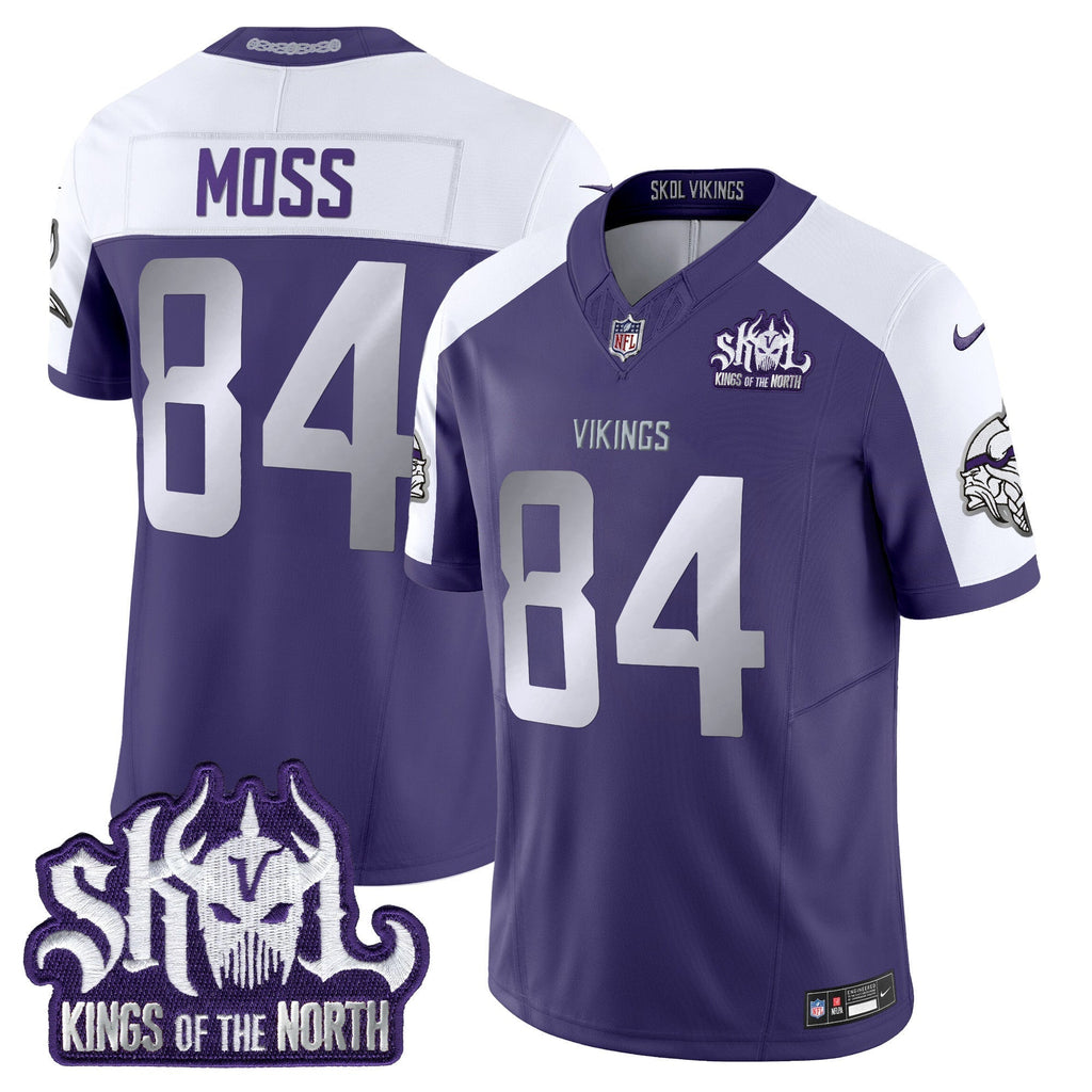 Minnesota Vikings 2025 Winter Warrior Skol Patch Vapor Limited Jersey - All Stitched - image 36