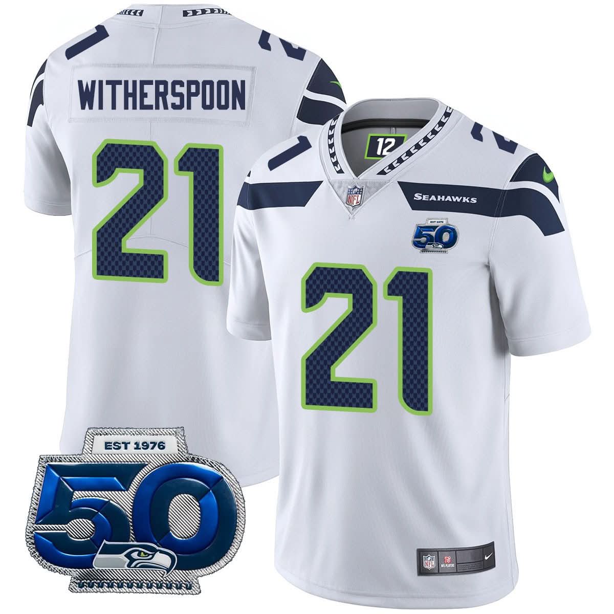 Seattle Seahawks 50th Season Vapor Limited Jersey - All Stitched - image 15