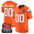 Denver Broncos 3-Time Champions Patch Vapor Limited Custom Jersey - All Stitched - image 1