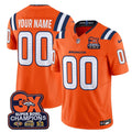 Denver Broncos 3-Time Champions Patch Vapor Limited Custom Jersey V2 - All Stitched - image 1
