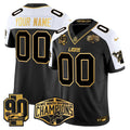Detroit Lions 2024 NFC North Division Champions Patch Gold Vapor Limited Custom Jersey - All Stitched - image 1