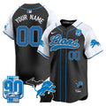Detroit Lions 2024 Michigan & 90th Season Patch Baseball Custom Jersey - All Stitched - image 1
