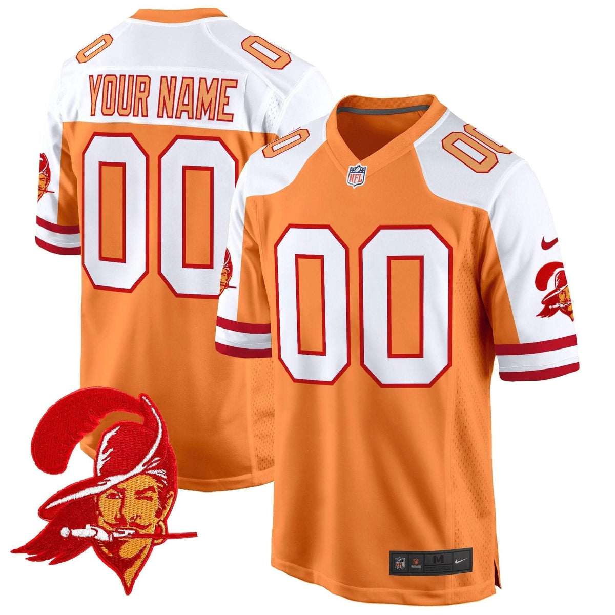 Tampa Bay Buccaneers Throwback Game Custom Jersey - All Stitched - image 1