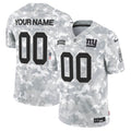 New York Giants 2024 Salute to Service Vapor Limited Custom Jersey - Arctic Camo - All Stitched - image 1