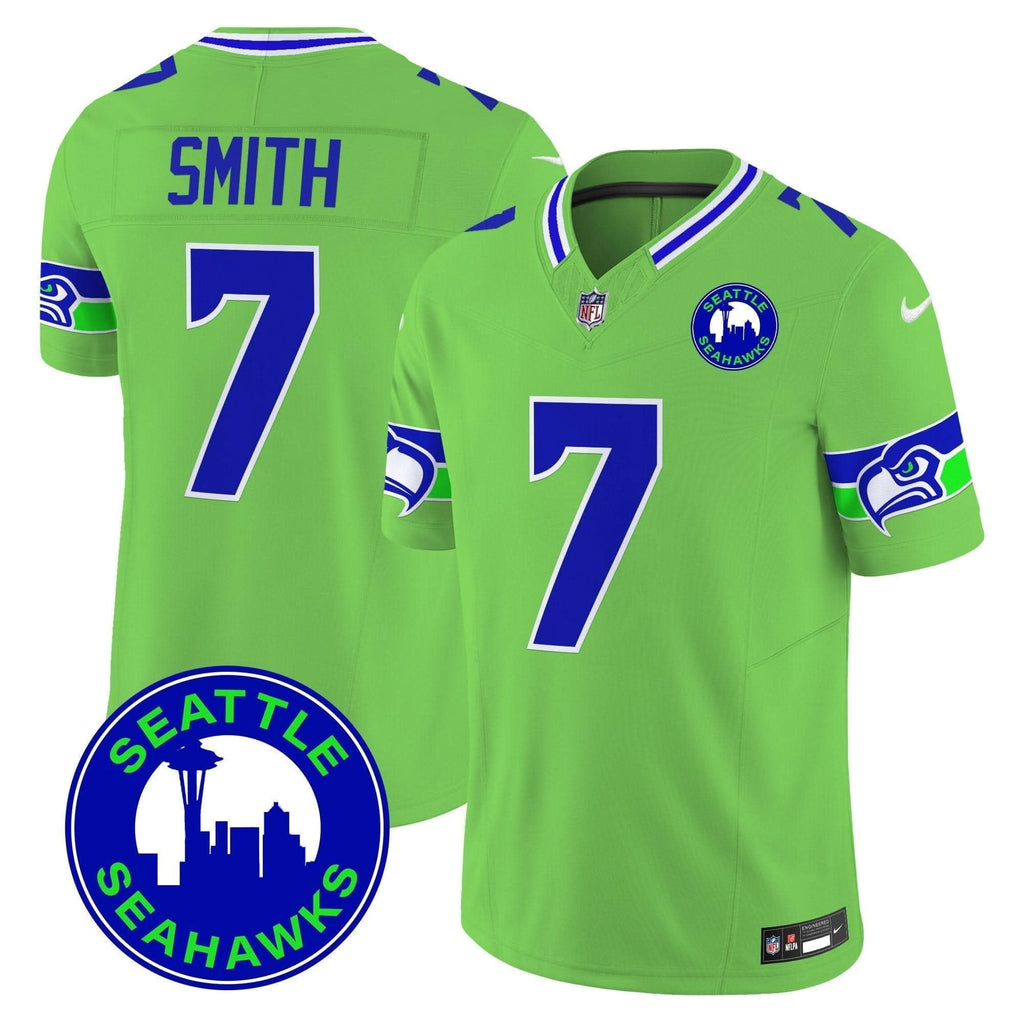 Seahawks 2024 Seattle City Patch Vapor Limited Jersey - All Stitched - image 38