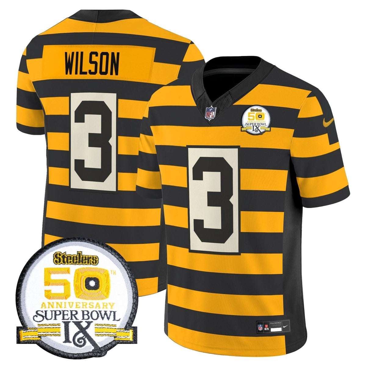 Pittsburgh Steelers Throwback 2024 Vapor Limited Jersey - All Stitched - image 9