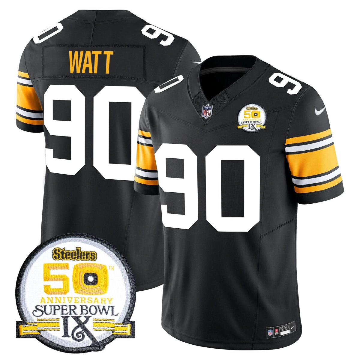 Pittsburgh Steelers Throwback 2024 Vapor Limited Jersey - All Stitched - image 12