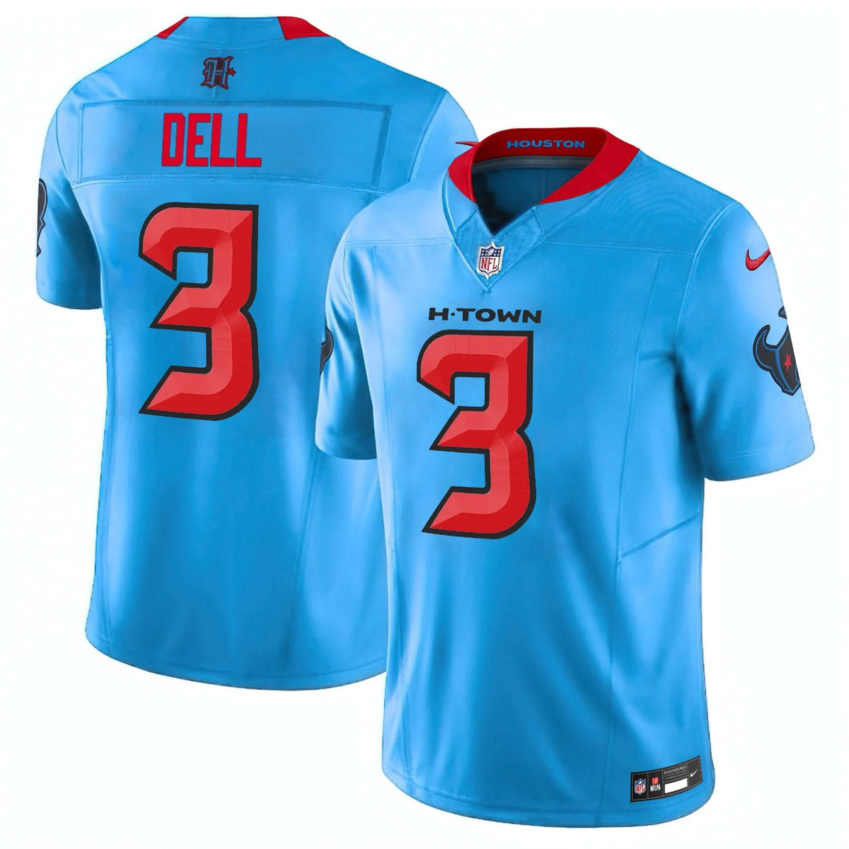 Houston Texans 2024 Vapor Limited Jersey V2 - All Stitched - image 4